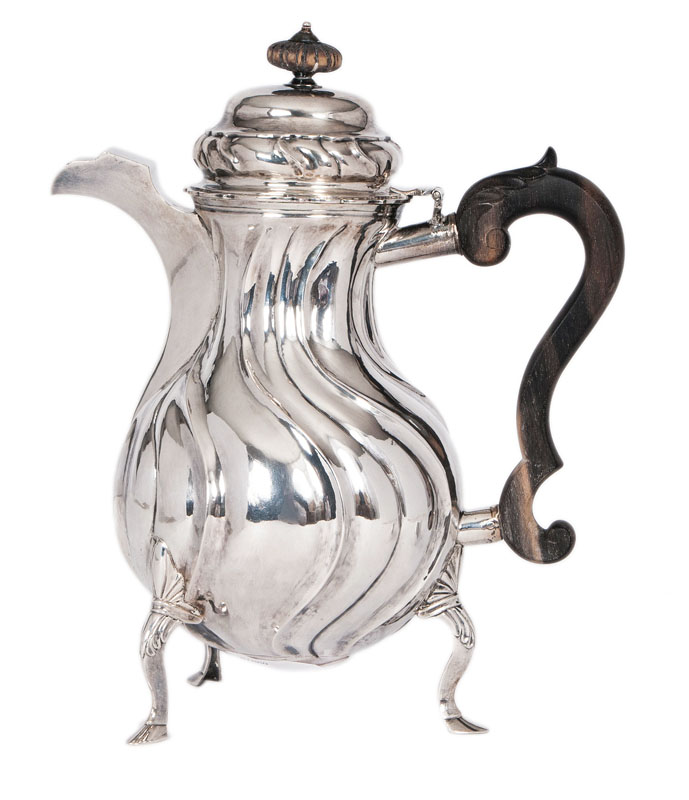 A Rococo coffee pot