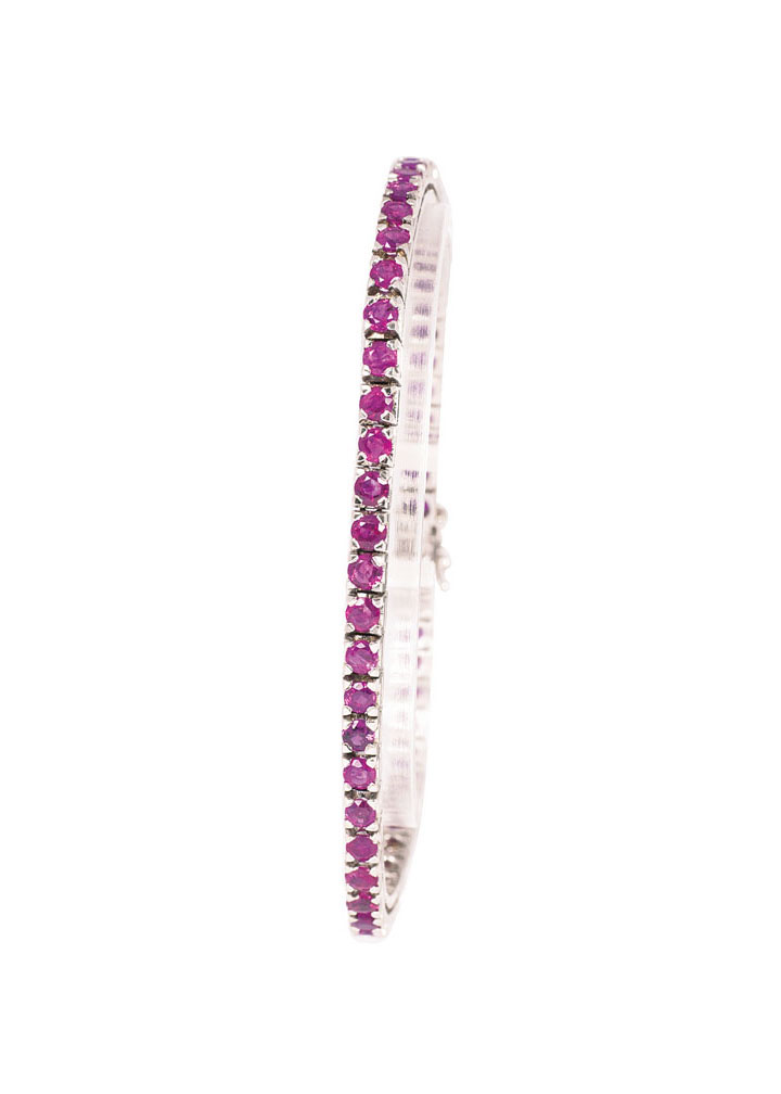 A ruby rivière bracelet