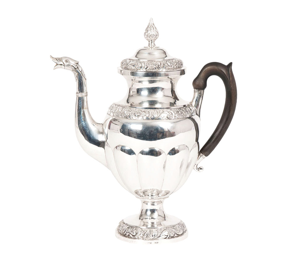 A Biedermeier coffee pot