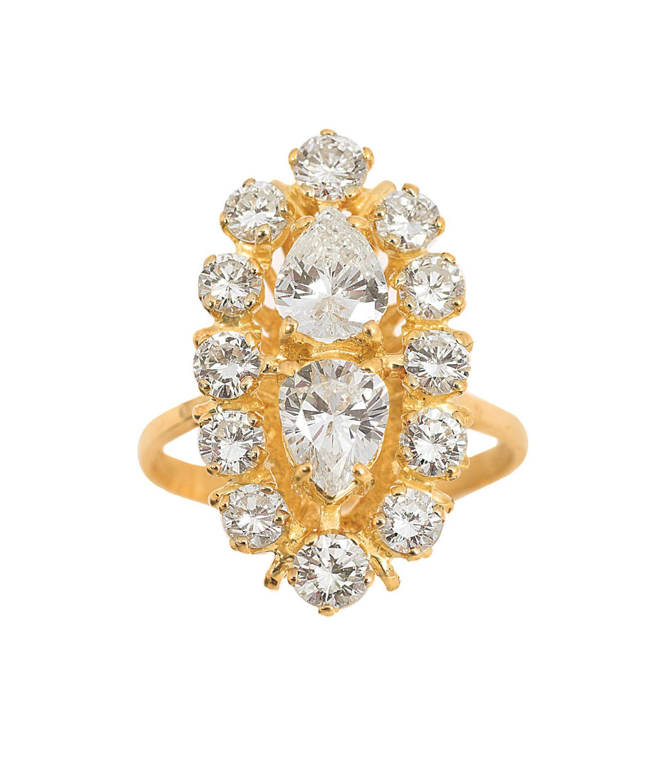 Diamant-Brillant-Ring