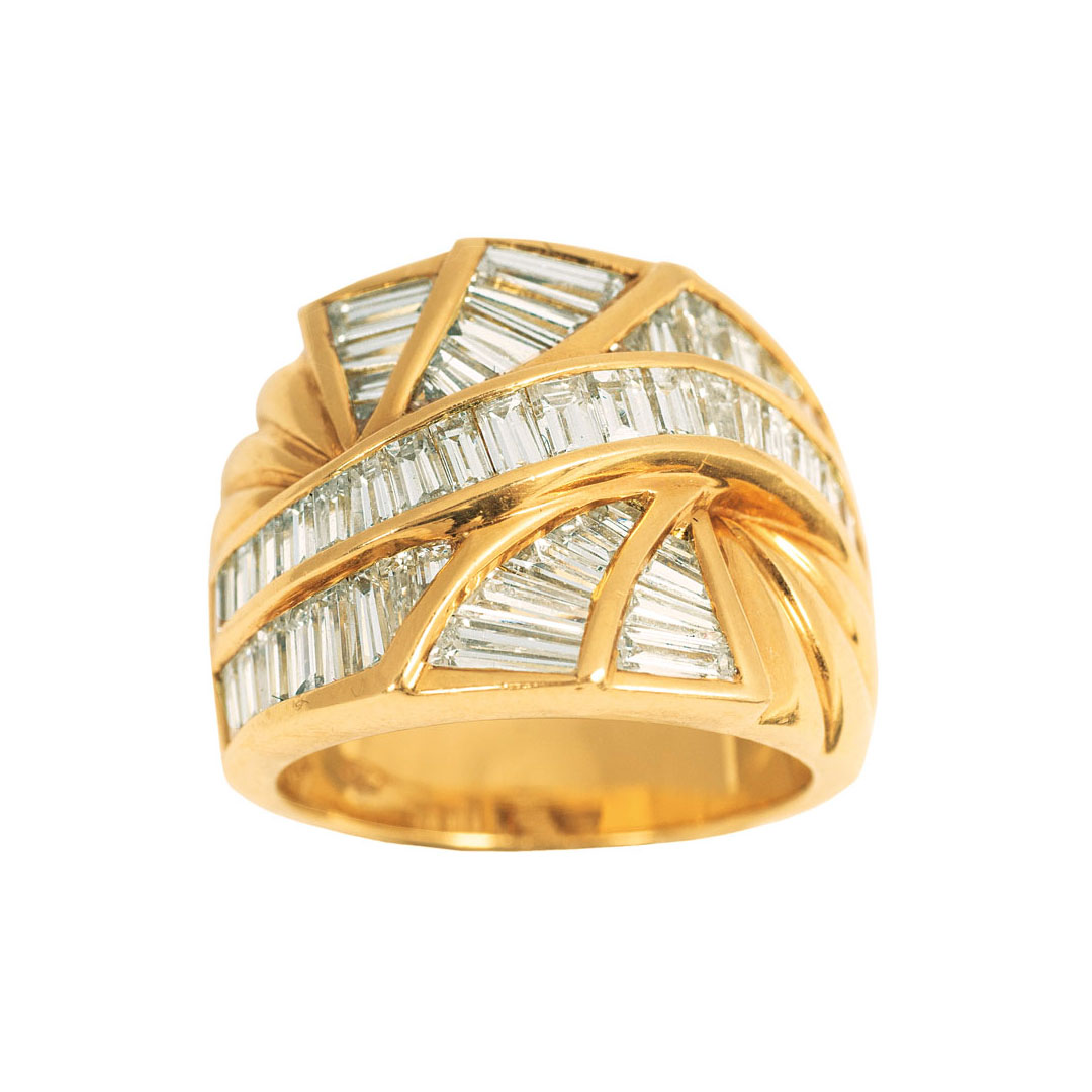 A highcarat diamond ring by Wempe
