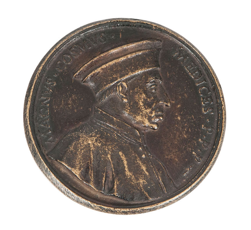 A bronze medal 'Cosimo I de Medici' A bronze medal 'Cosimo I de Medici'