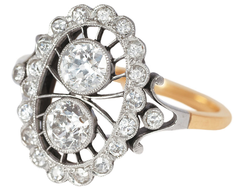An Art-Nouveau diamond ring - image 2