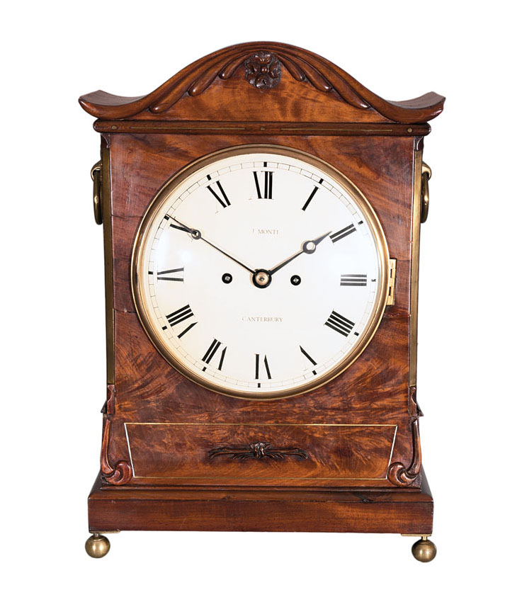 Bracket clock by Joseph Monti