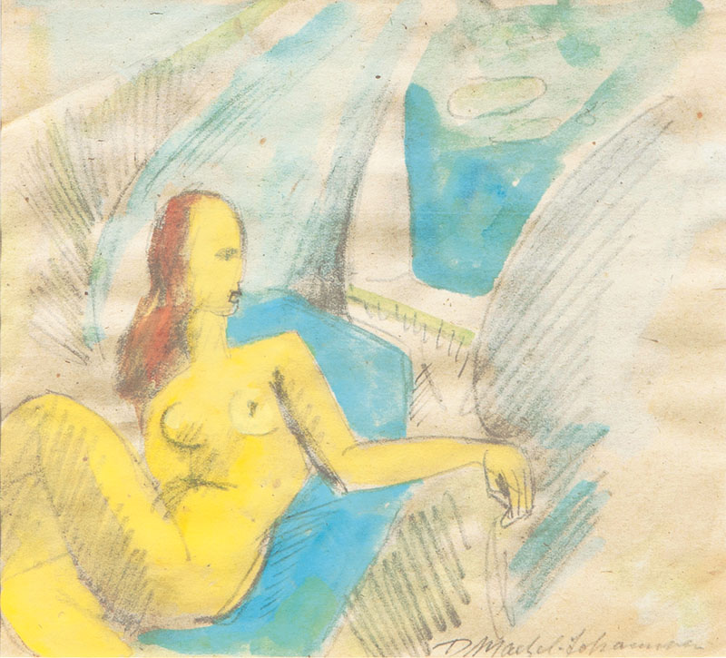 Dorothea Maetzel-Johannsen - Lying Nude Lying Nude