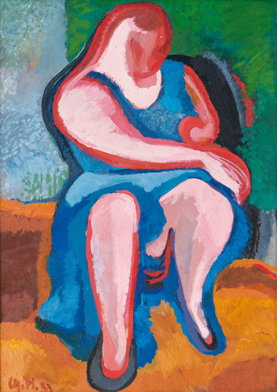 Charlotte Hilmer - Sitzende II Sitzende II