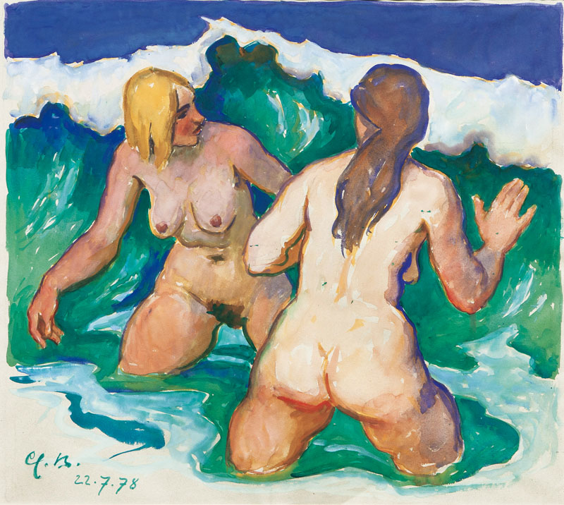 Bathers on Sylt