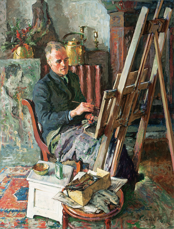 Ernst Flege at the Easel