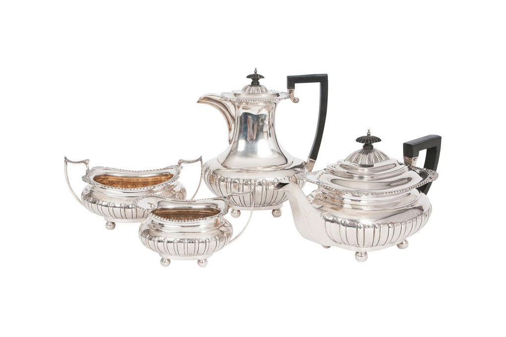 A classical coffee and tea service