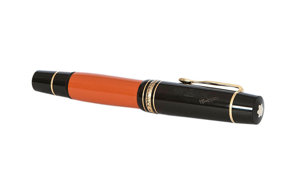 A Montblanc fountain pen Meisterstück 'Hemingway'