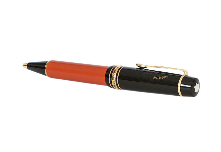 A Montblanc ballpoint pen Meisterstück 'Hemingway'