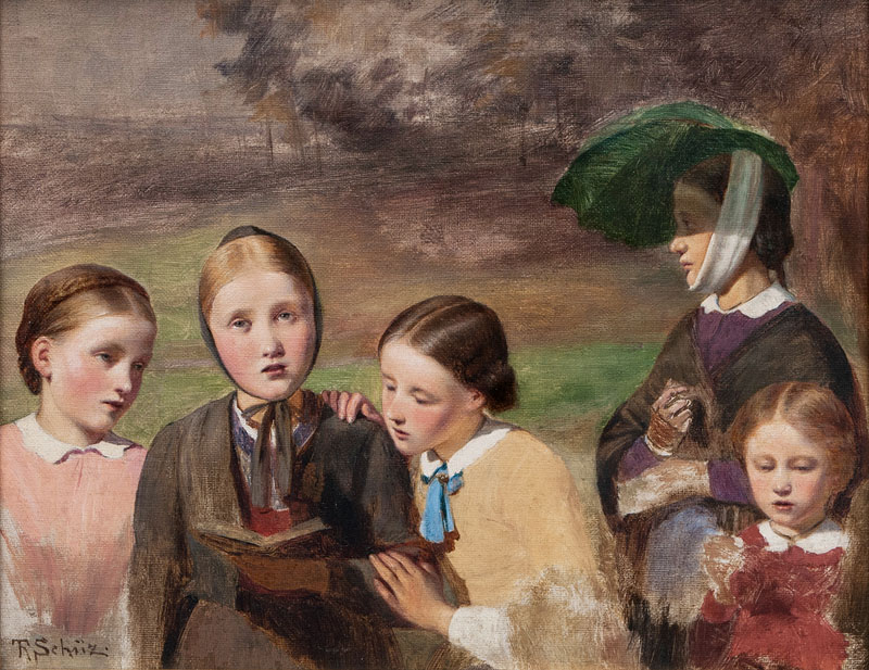 Theodor Christoph Schüz - Osterspaziergang Osterspaziergang