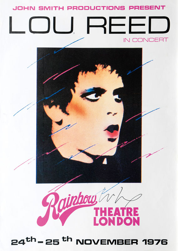 Concert Poster Lou Reed