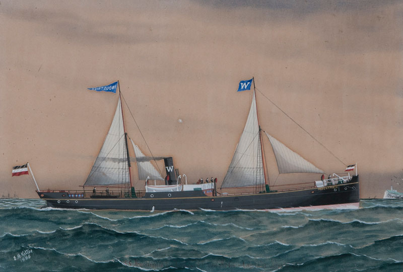 Ship Portrait of the S.S. Industrie II