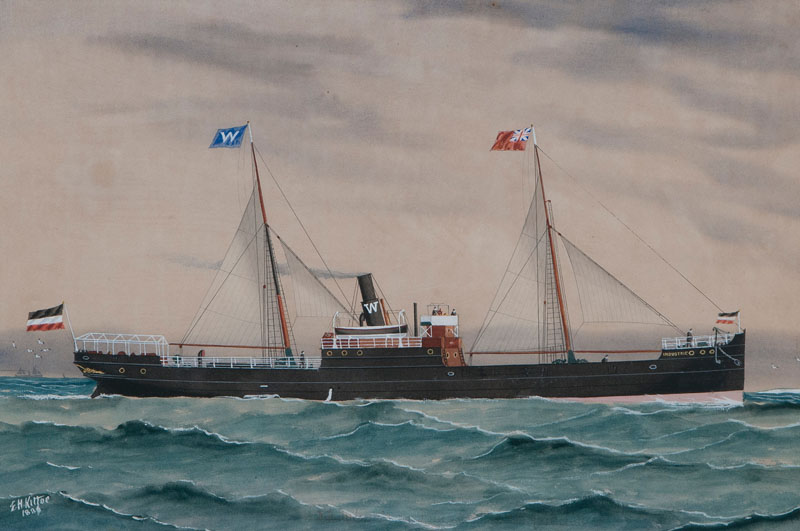 Ship Portrait of the S.S. Industrie