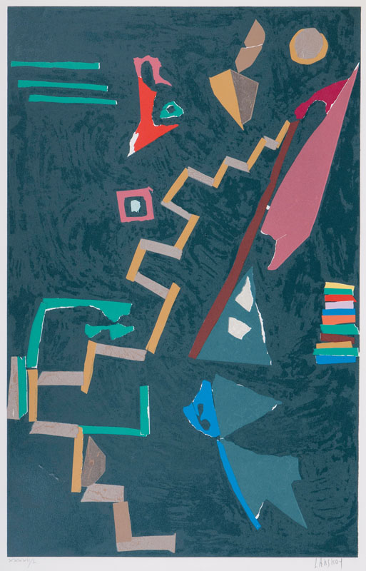 André Lanskoy - Forms on grey background Forms on grey background