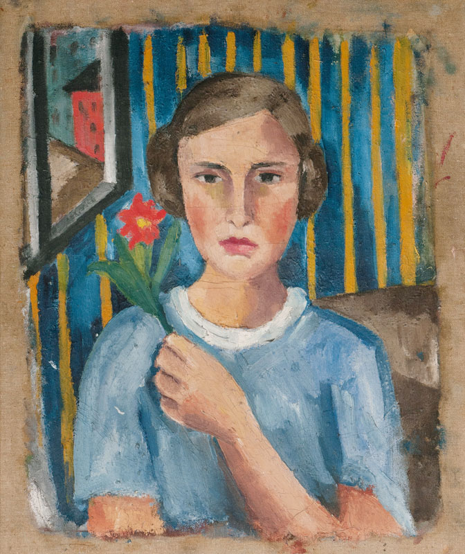 Flower Still Life - Girl with Flower - image 2