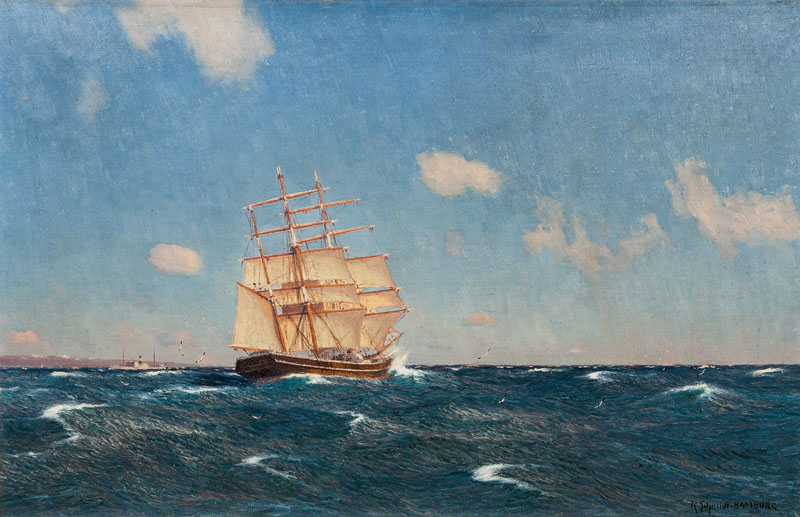 Robert Schmidt-Hamburg - Großsegler und Frachtschiff Großsegler und Frachtschiff