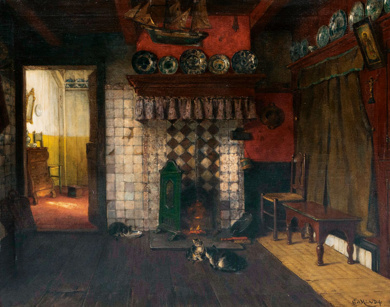 Interior with Kittens