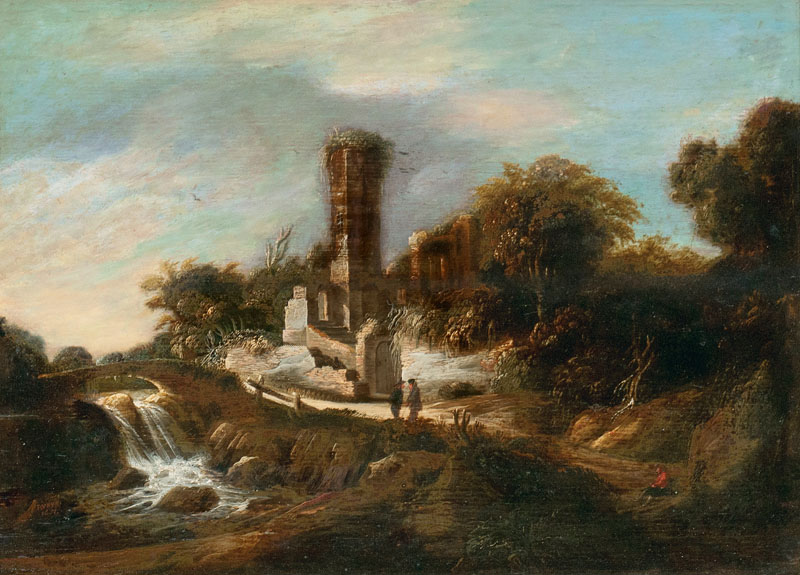 Landscape with River and Tower