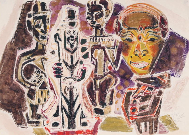 Eduard Hopf - Masken und Figuren Masken und Figuren