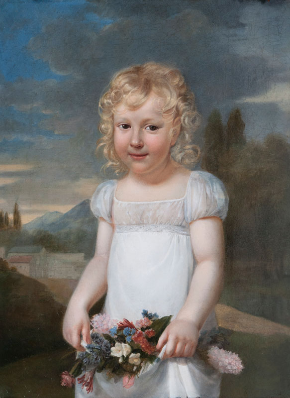 Portrait of a Girl in a White Dress