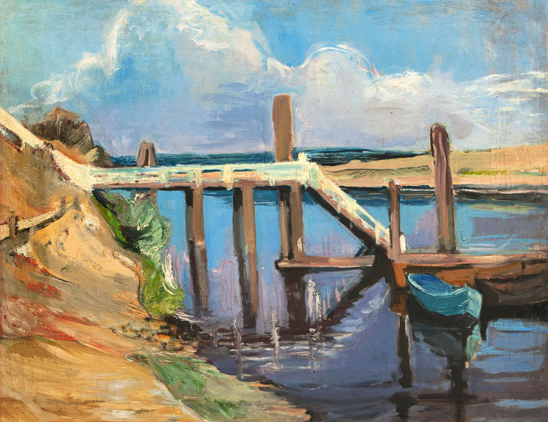 Gretchen Wohlwill - Steg im Hafen von Finkenwerder Steg im Hafen von Finkenwerder