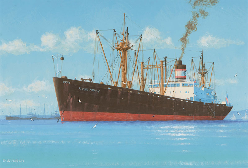 Peter Storck - Die Flying Spray vor Anker Die Flying Spray vor Anker