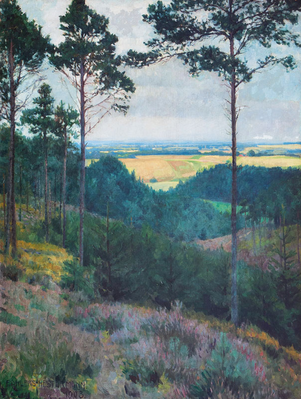Friedrich Ahlers-Hestermann - View from the Woods View from the Woods