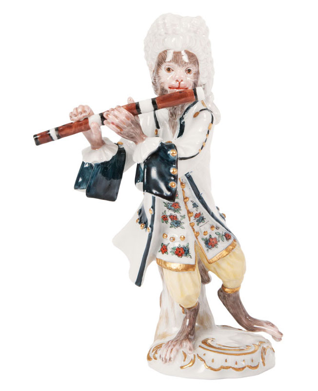 A Monkey Band figure 'Flautist'