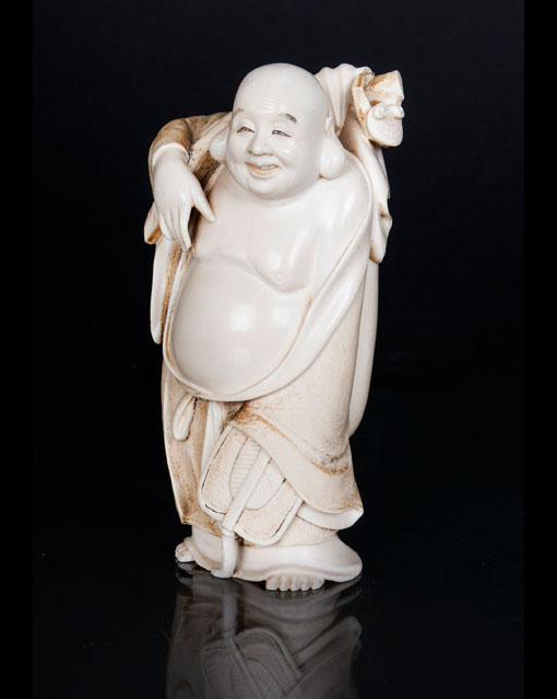 An ivory figure 'Hotai'