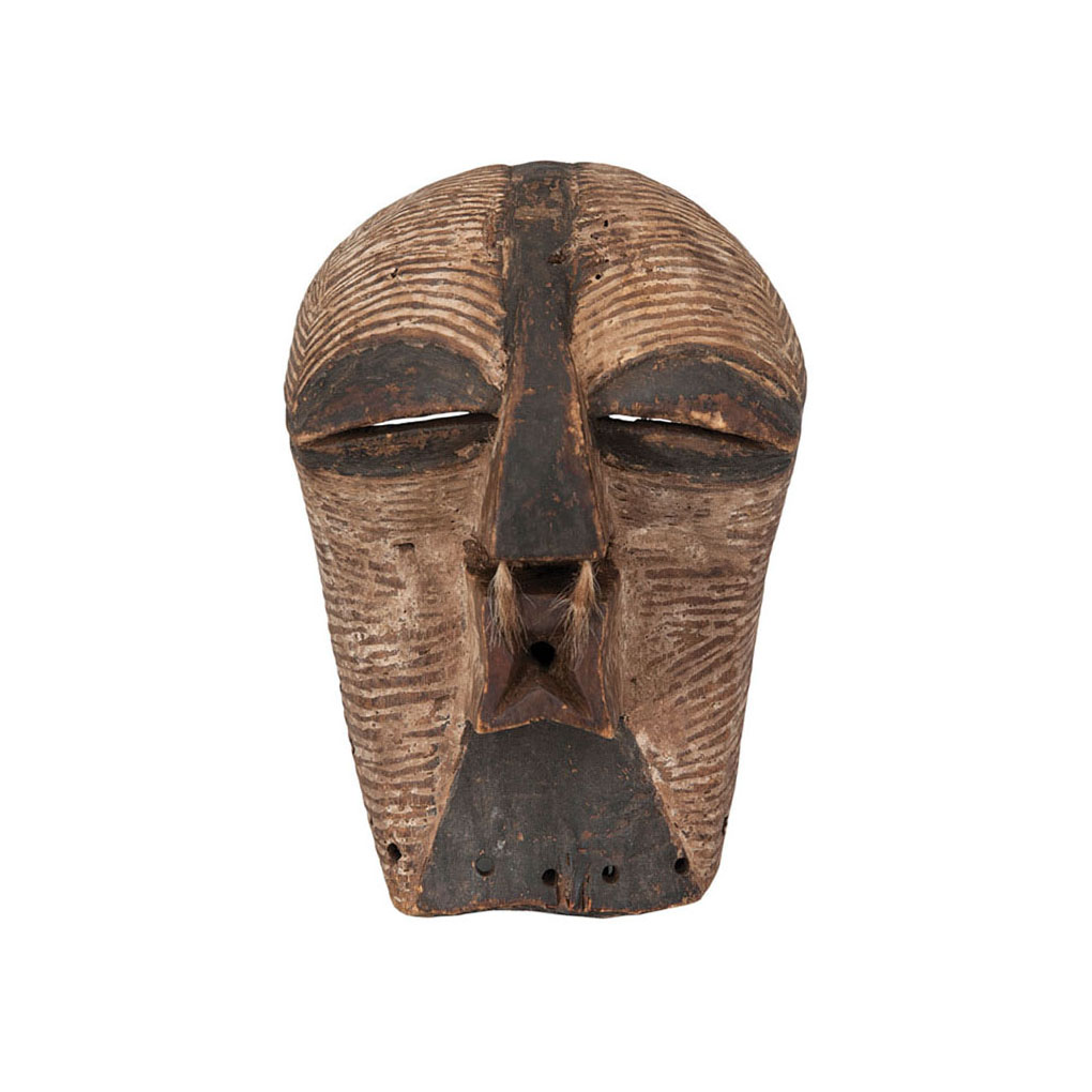 Weibliche Songye-Maske 'Kifewebe'
