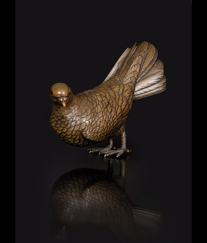Bronze-Figur 'Taube'