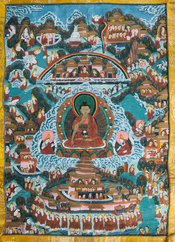 A thangka 'Buddha Shakyamuni'