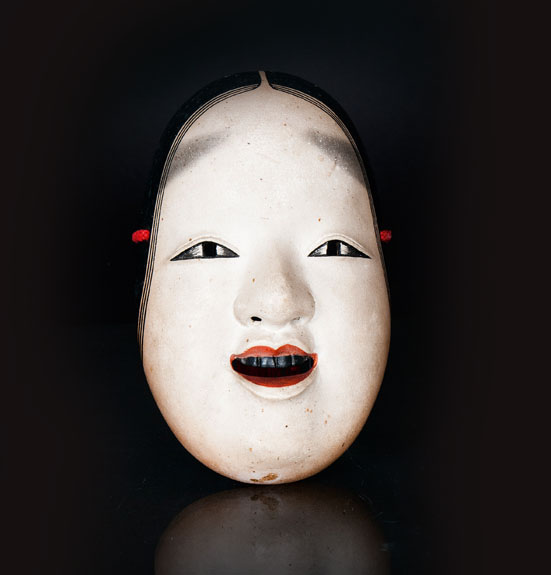 A 'Ko-Omote' noh mask