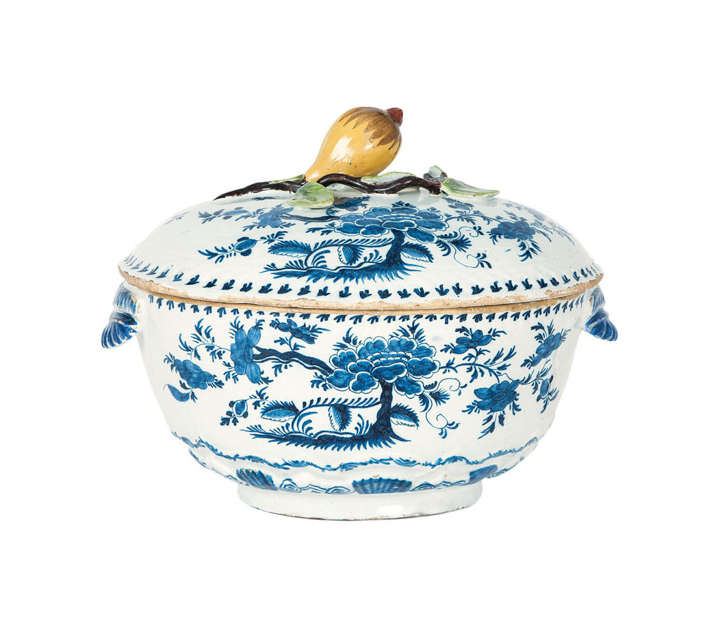 A large tureen with cover