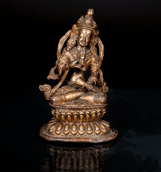 A small bronze 'Vajrasattva'