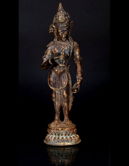 A bronze figure 'Vajrasattva'
