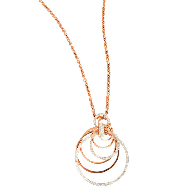 Gold-Brillant-Anhänger mit Kette Gold-Brillant-Anhänger mit Kette