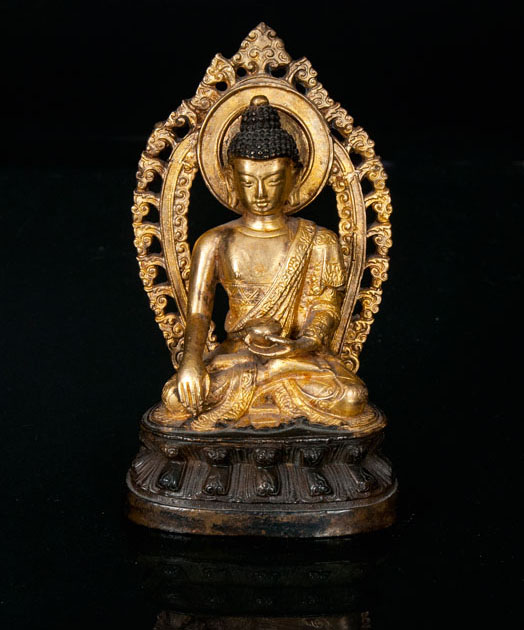 Kleiner Bronze-Buddha 'Shakyamuni' Kleiner Bronze-Buddha 'Shakyamuni'