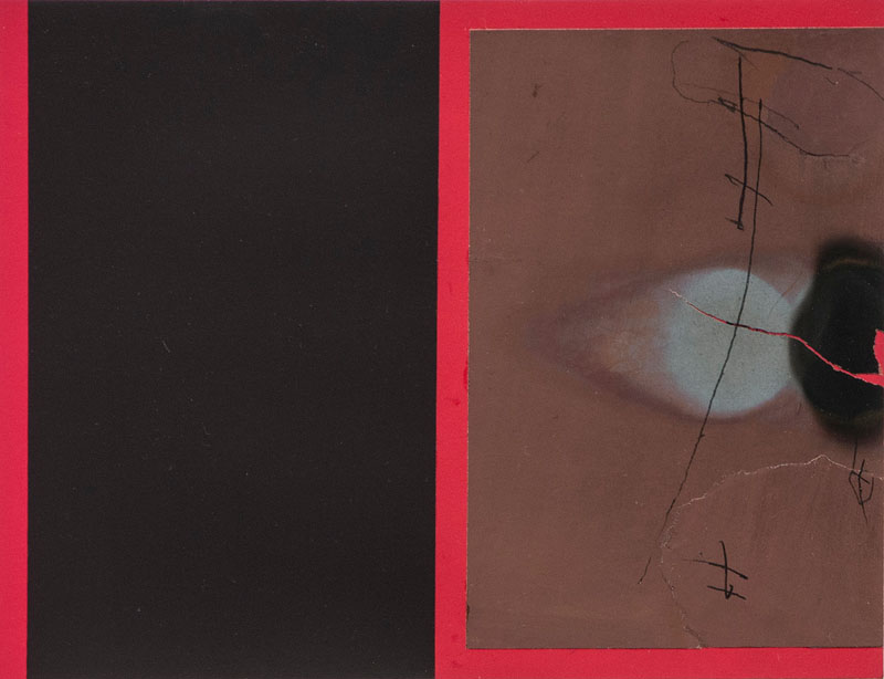 Johannes Schreiter - Brandcollage - Fazit 23/1980/C Brandcollage - Fazit 23/1980/C