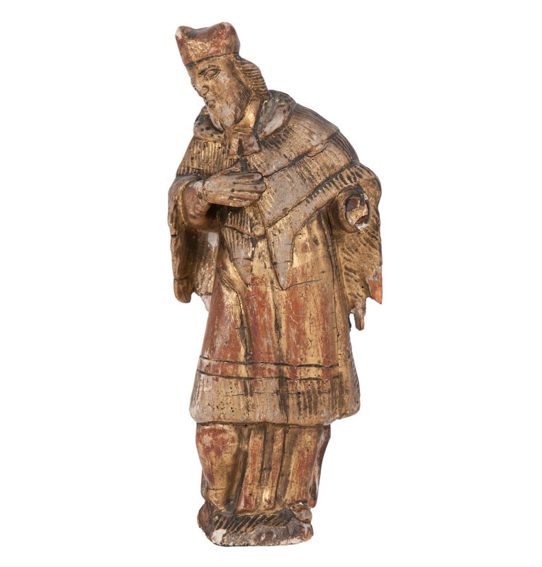 A Baroque statuette 'Saint John of Nepomuk'
