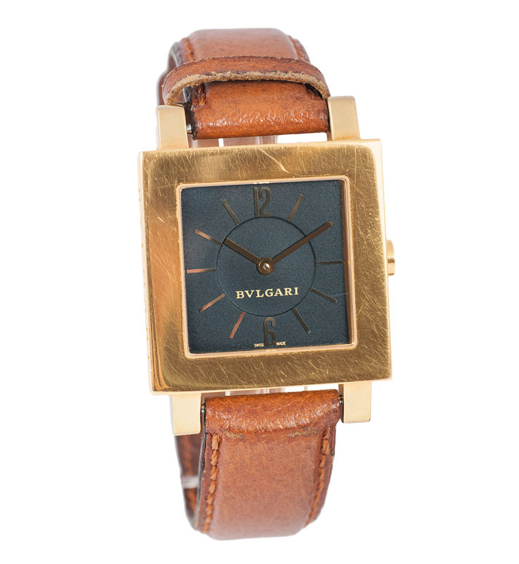 Herren-Armbanduhr 'Quadrato' von Bulgari Herren-Armbanduhr 'Quadrato' von Bulgari