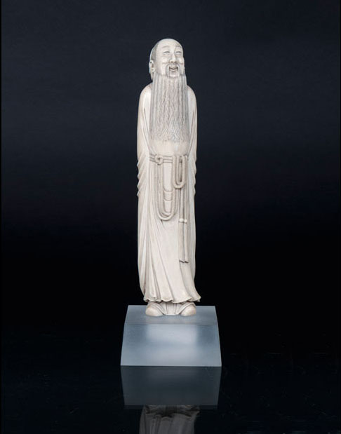 An excellent ivory carving 'Sage'