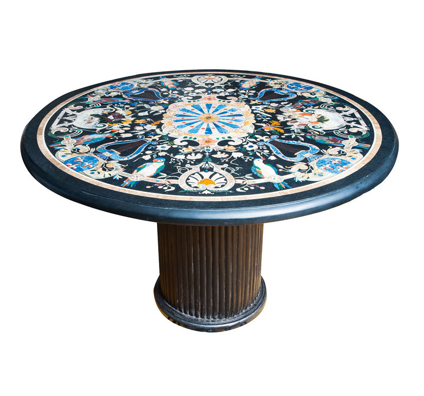 Prächtiger Pietra-Dura-Tisch im florentinischen Barock-Stil
