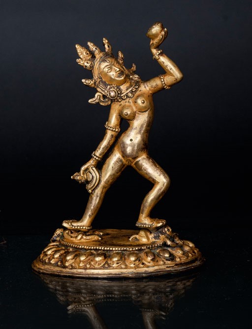 A bronze figure 'Vajrayogini'