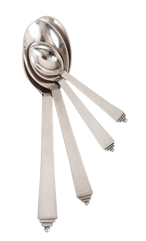 A Georg Jensen dinner cutlery 'Pyramide' for 12 persons - image 2