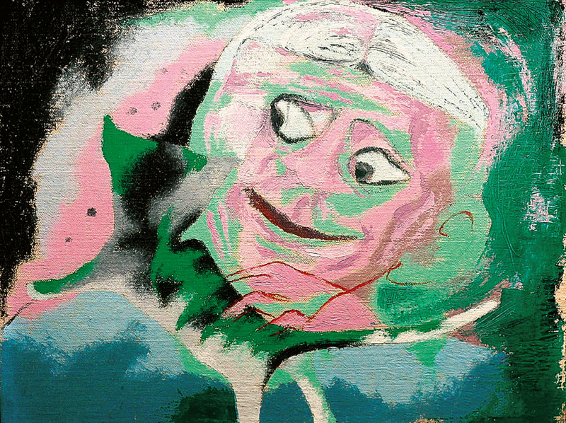 Frau mit Katze