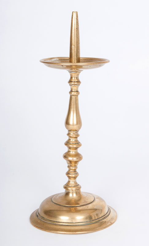 A small baroque candle holder