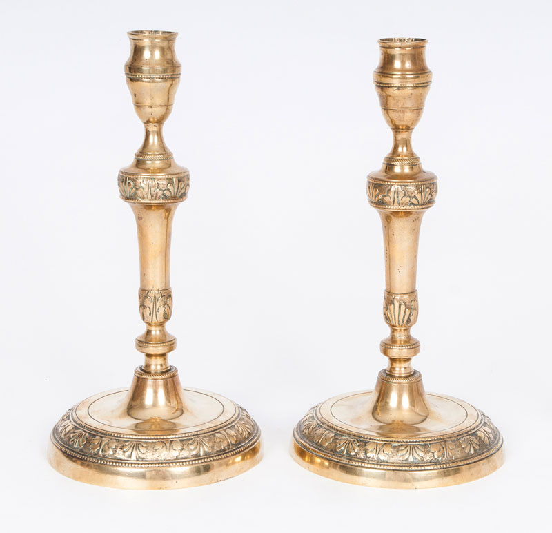 A pair of classical candlesticks
